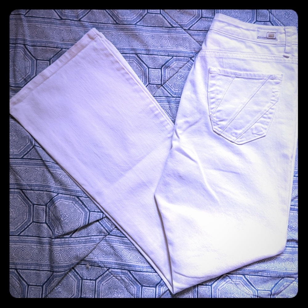 Bandolinoblu size 6 white denim